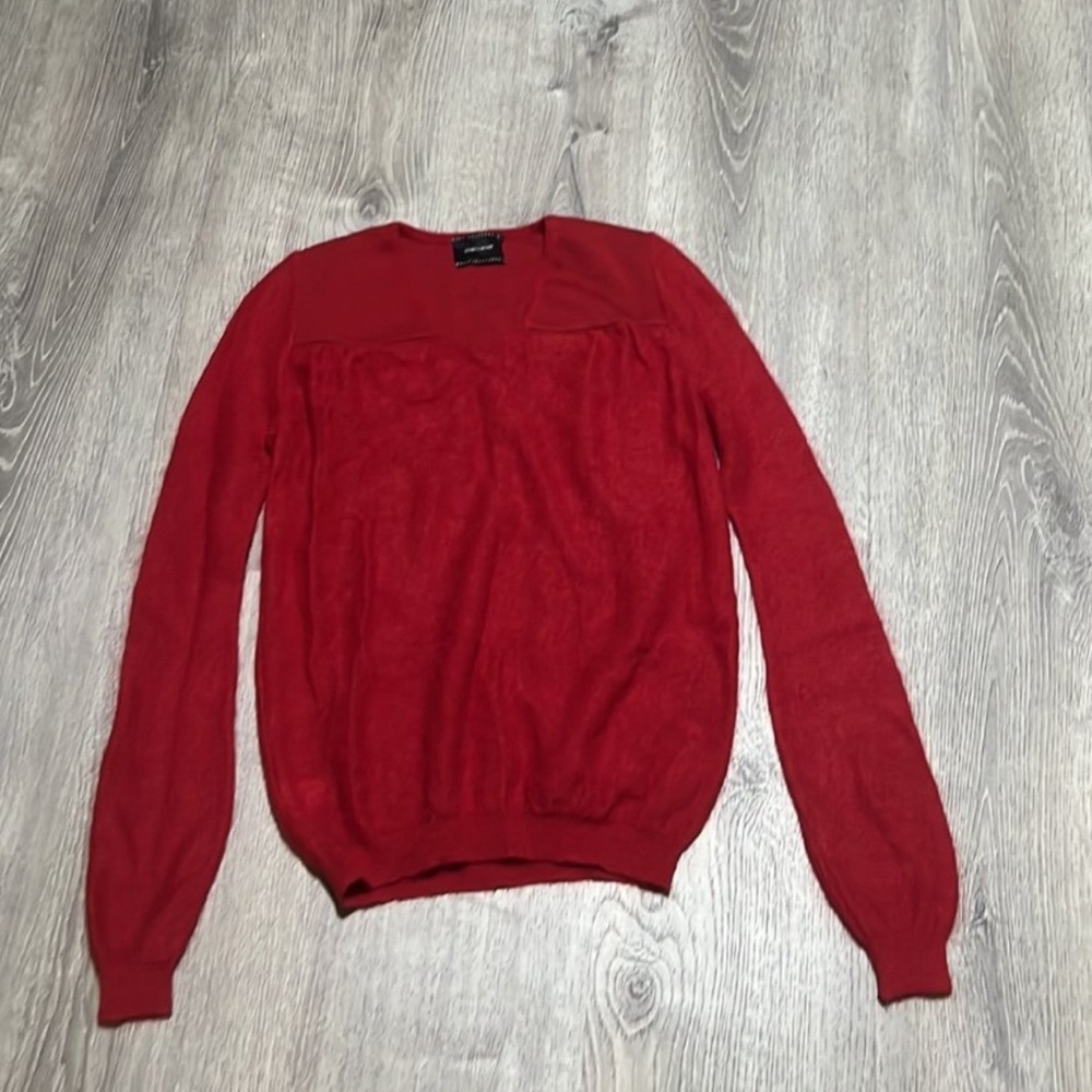 Vintage Longchamp Mohair V Neck Sweater